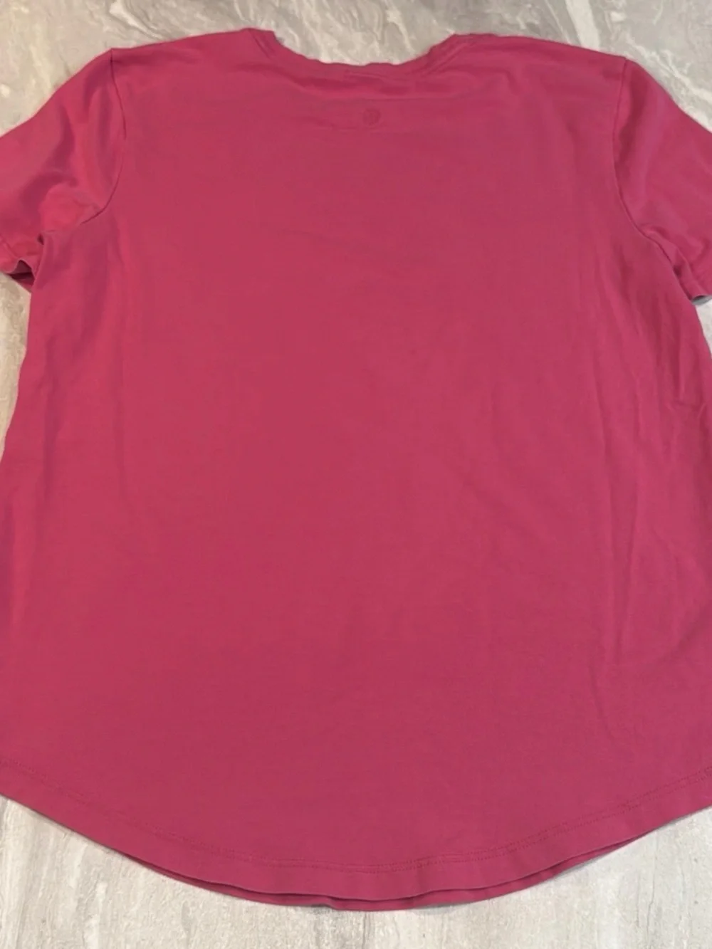 lululemon athletica Bright Hot Pink Short Sleeve Crewneck Tee